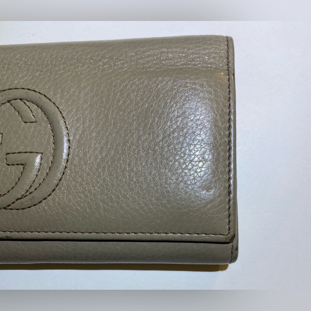 Gucci Soho Interlocking G Leather Continental Snap/Flap Closure Wallet - Picture 5 of 14
